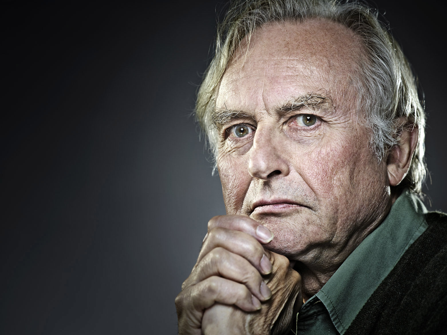 Richard Dawkins Photoshoot By Robert Wilson