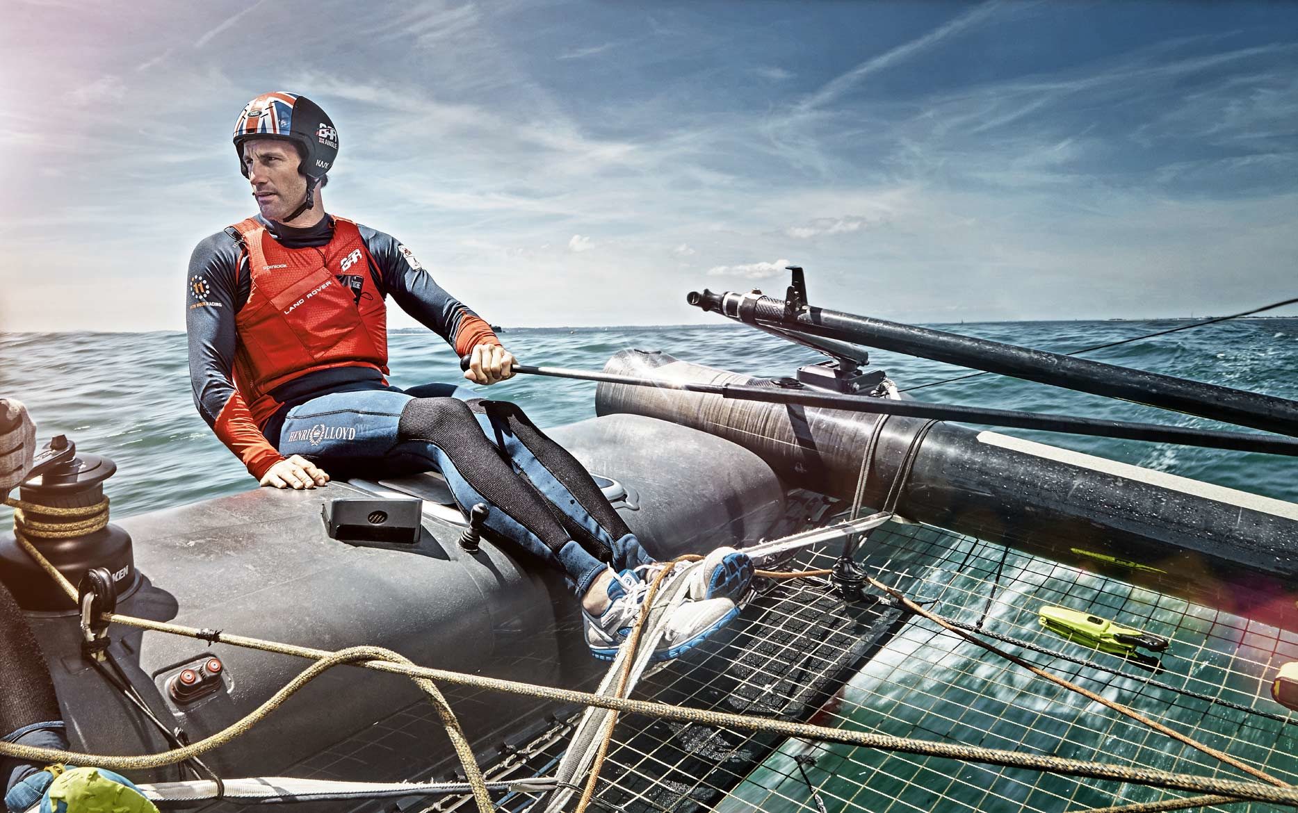 Ben Ainslie Racing Photoshoot By Robert Wilson
