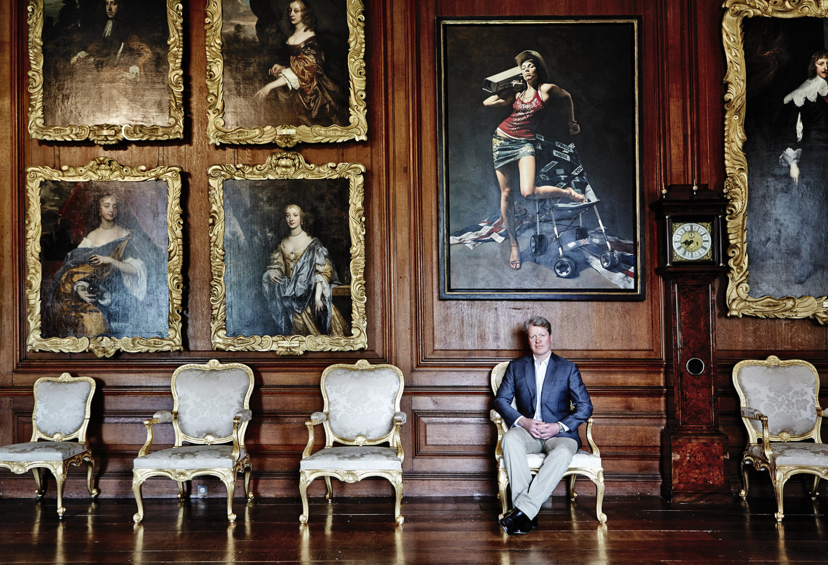 Charles, Ninth Earl Spencer Photoshoot By Robert Wilson